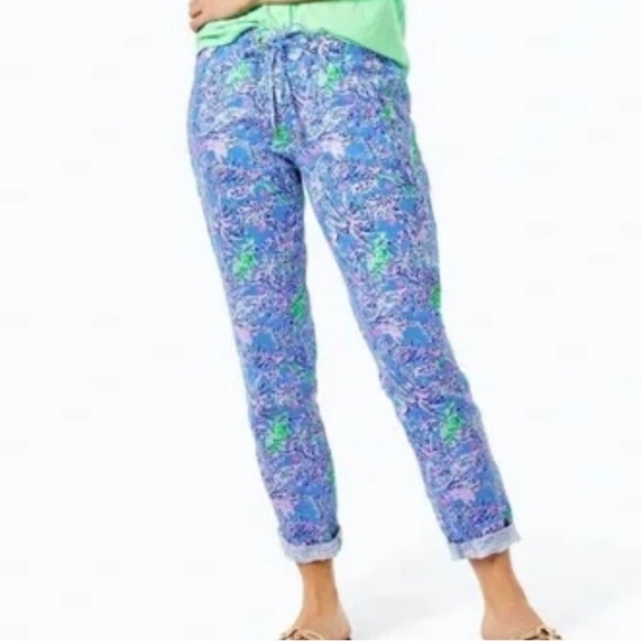 Lilly Pulitzer Taron Pant The Turtle Package Size XXS - Picture 12 of 12